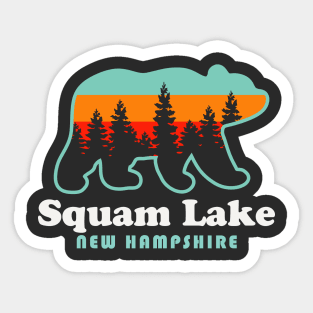 Squam Lake New Hampshire Camping White Mountains Sticker